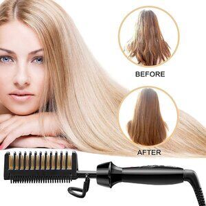 Dan Technology mini hot travel size pressing 450℉ hot electric comb for wigs